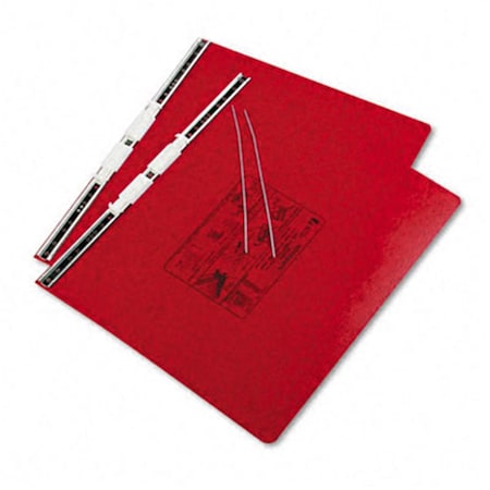 Made-To-Stick Pressboard Hanging Data Binder  14-7/8 x 11  Executive Red MA183973